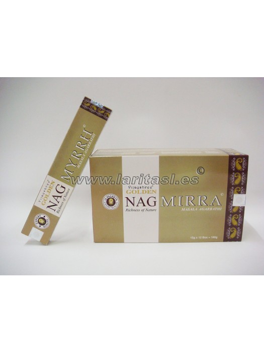 Golden Nag Myrrh 15gr (mirra) (12x15gr)